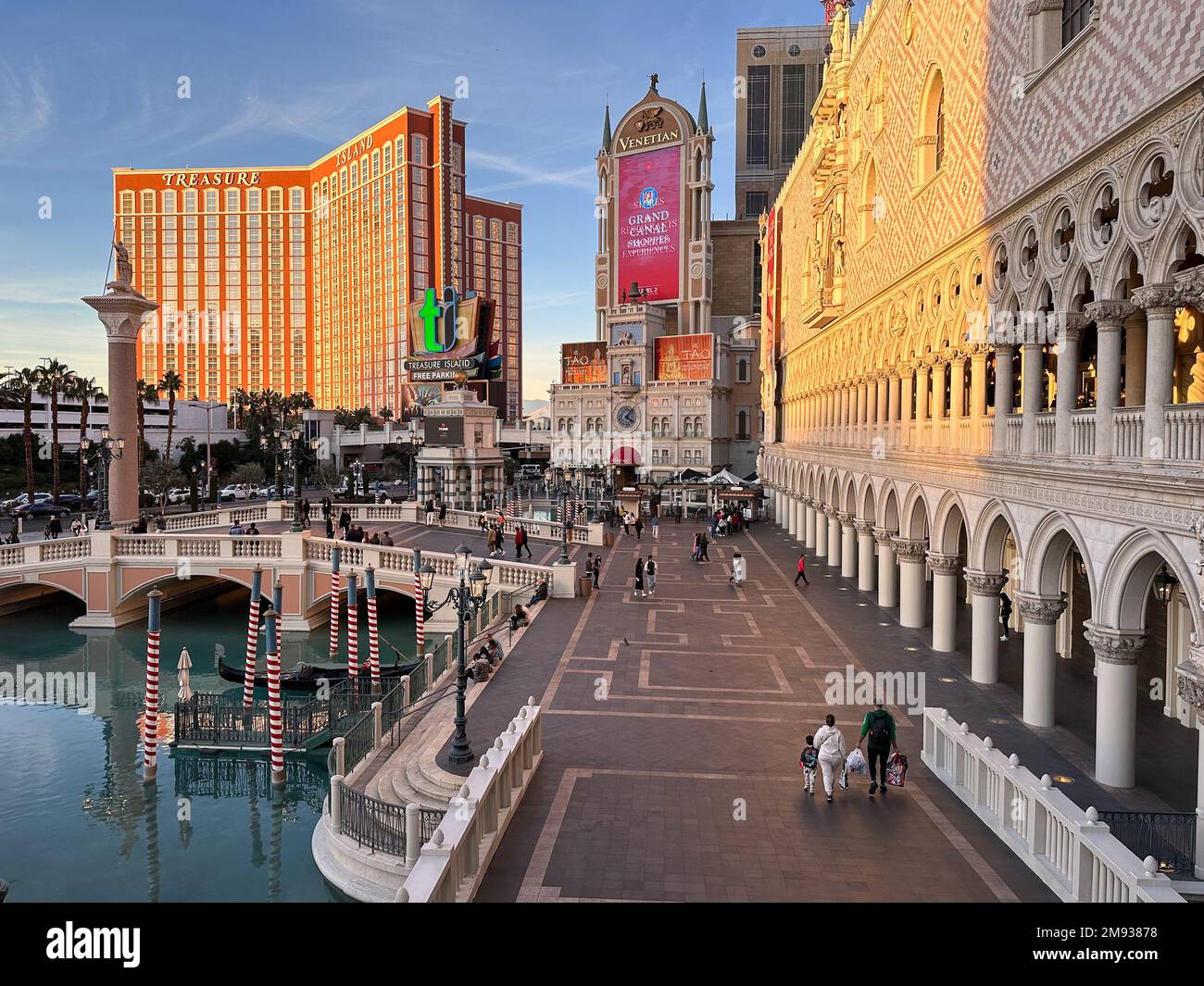 Las Vegas Treasure Island hotel Stock Photo