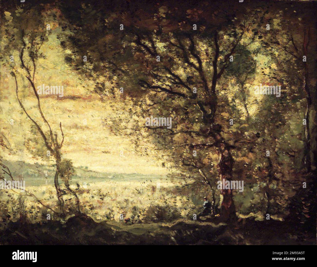 Sunset on the Mystic River, Connecticut Henry Ward Ranger (American