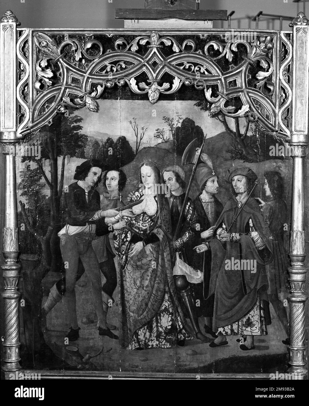 Martyrdom of St. Agatha Andrés López (Spanish, documented 15051515