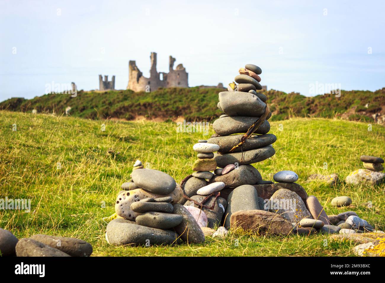 Pile of Stones, Creative Sculpture Stock Photo