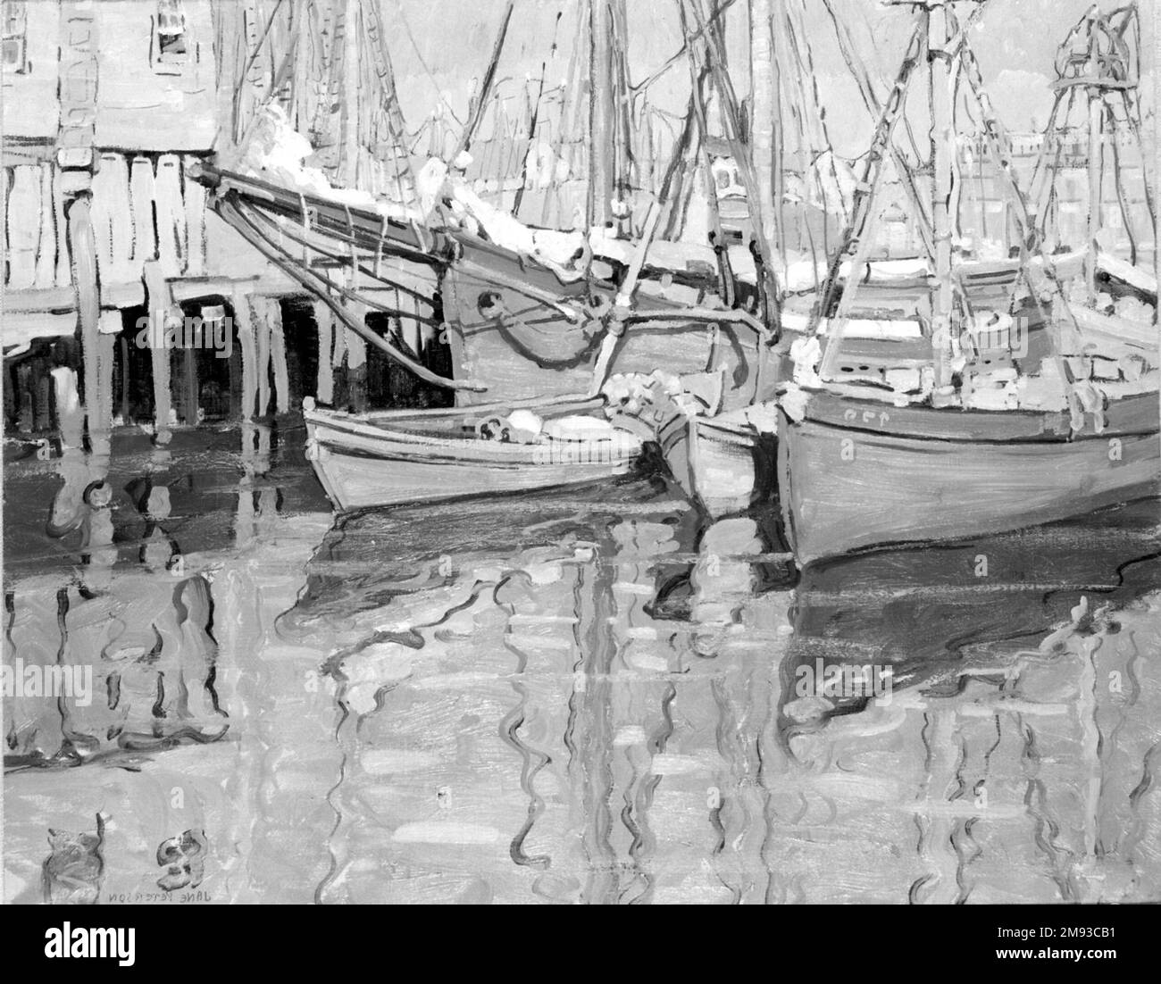 Fishing Boats, Gloucester Jane Peterson (American, 1876-1965). , ca ...