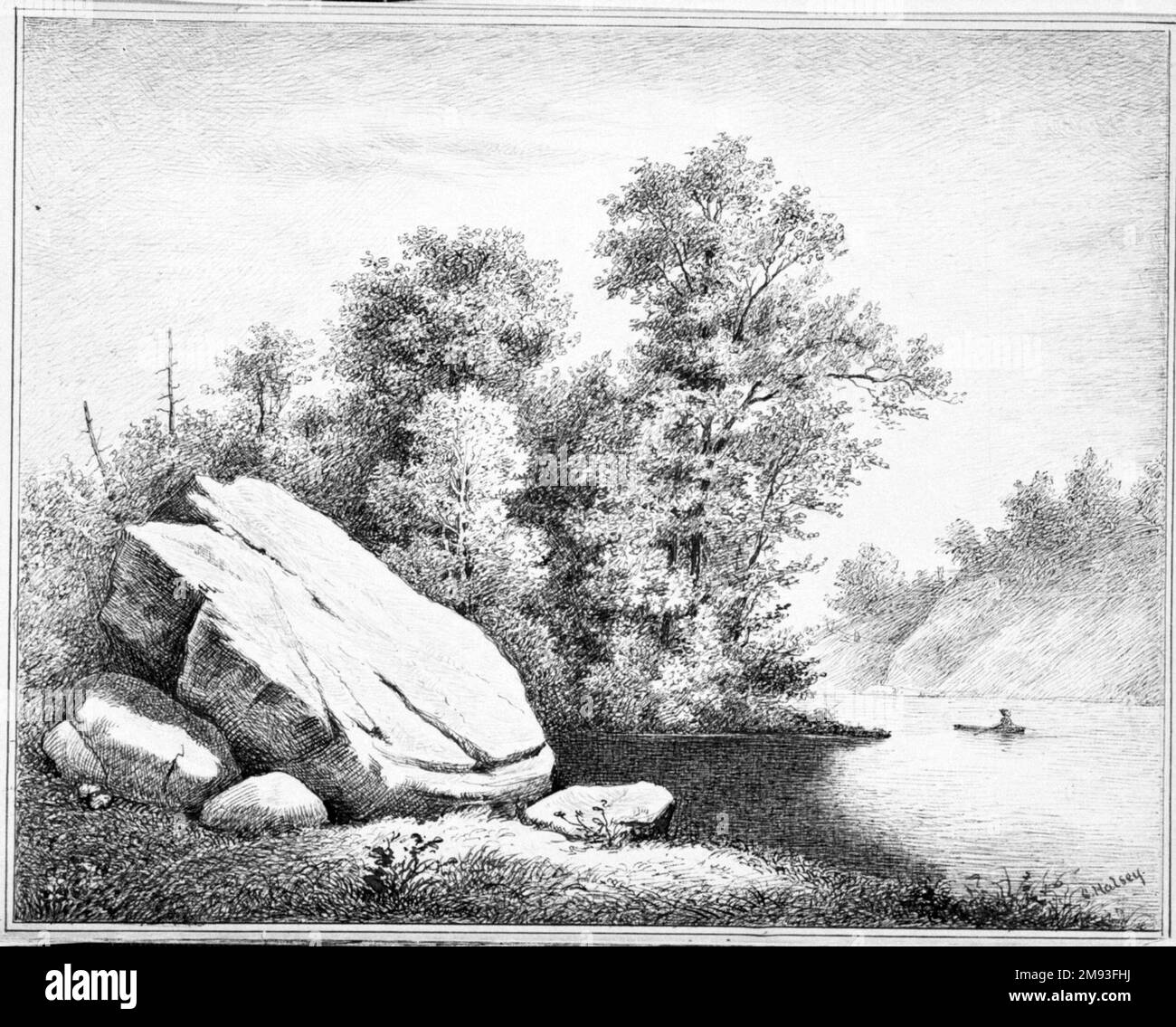 Sketchbook C. Halsey. Sketchbook, ca. 1879. Drawing: ink and graphite ...