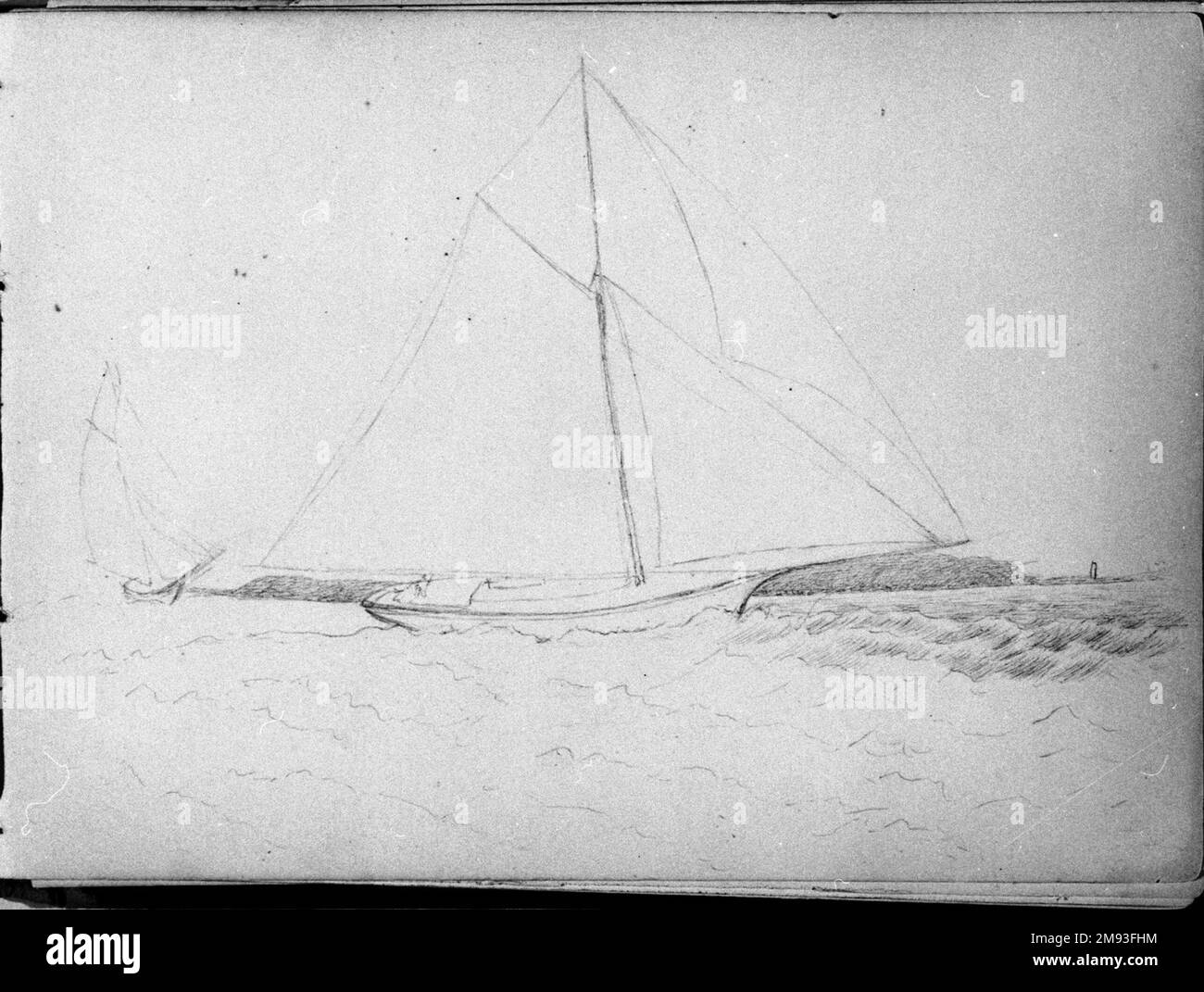 Sketchbook C. Halsey. Sketchbook, ca. 1879. Drawing: ink and graphite ...