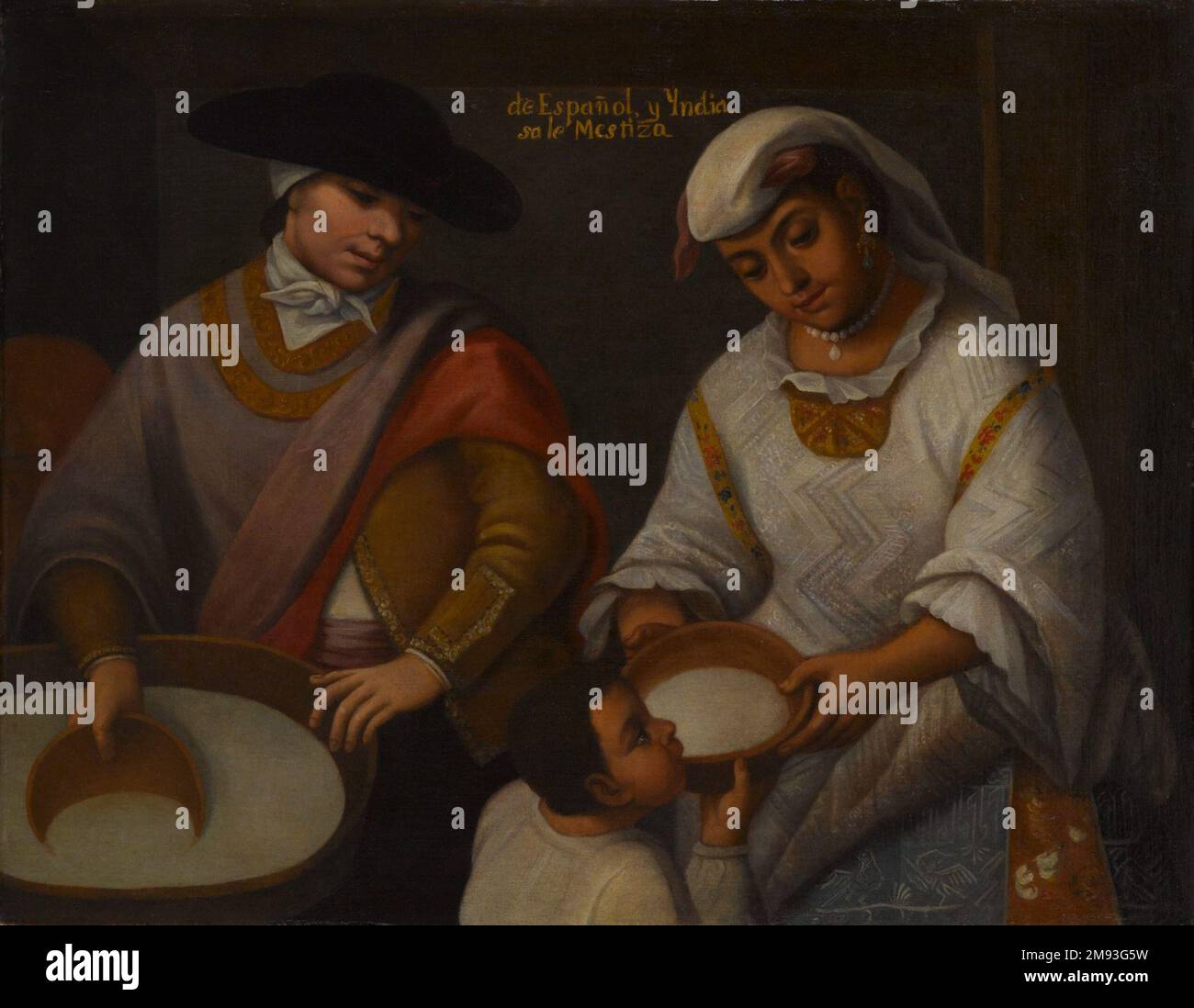 From Spanish and Indian, Mestizo (De Español y India sale Mestizo