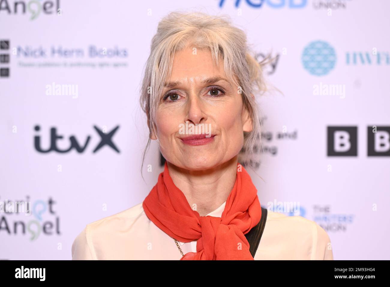 London, UK. 16 January 2023. Amelia Bullmore attending the 2023 Writers' Guild of Great Britain Awards, at the Royal College Of Physicians, London. Picture date: Monday January 16, 2023. Photo credit should read: Matt Crossick/Empics/Alamy Live News Stock Photo