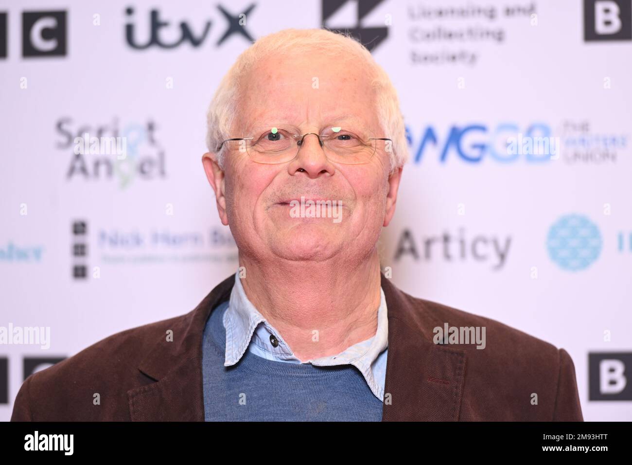 London, UK. 16 January 2023. Neil McKay attending the 2023 Writers' Guild of Great Britain Awards, at the Royal College Of Physicians, London. Picture date: Monday January 16, 2023. Photo credit should read: Matt Crossick/Empics/Alamy Live News Stock Photo