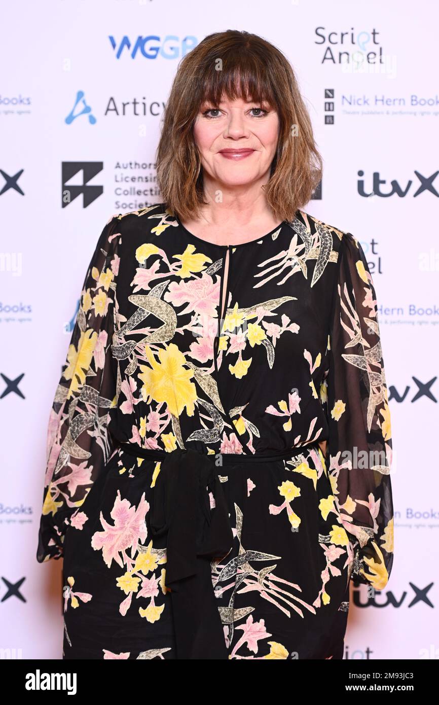 London, UK. 16 January 2023. Josie Lawrence attending the 2023 Writers' Guild of Great Britain Awards, at the Royal College Of Physicians, London. Picture date: Monday January 16, 2023. Photo credit should read: Matt Crossick/Empics/Alamy Live News Stock Photo