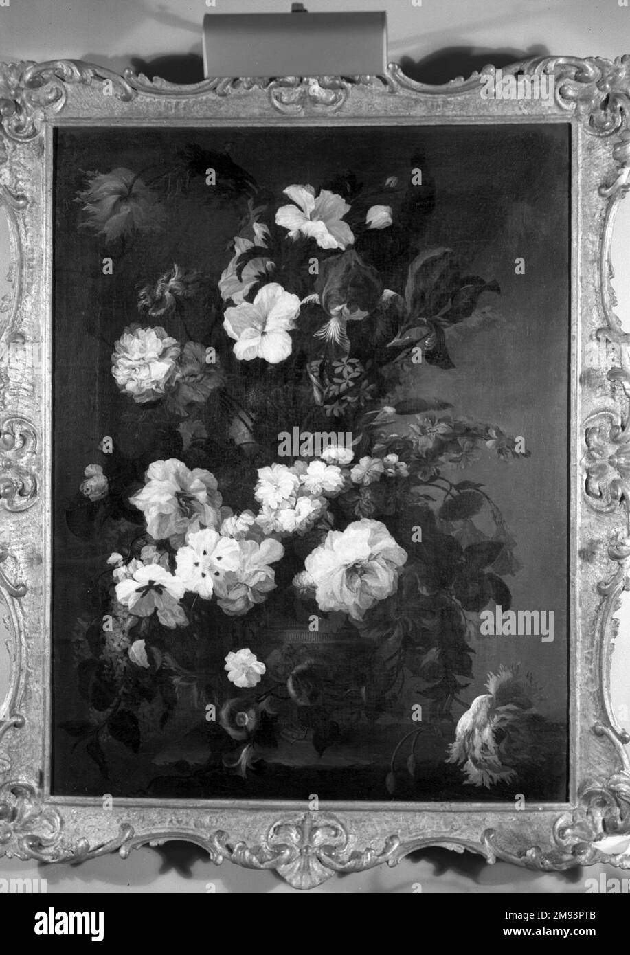 Flowers, Still Life (Jardiniere of Flowers) Mary Moser (English, 1744-1819). Flowers, Still Life (Jardiniere of Flowers), ca. 1780. Oil on canvas, 34 x 26 1/4 in. (86.4 x 66.7 cm).   European Art ca. 1780 Stock Photo