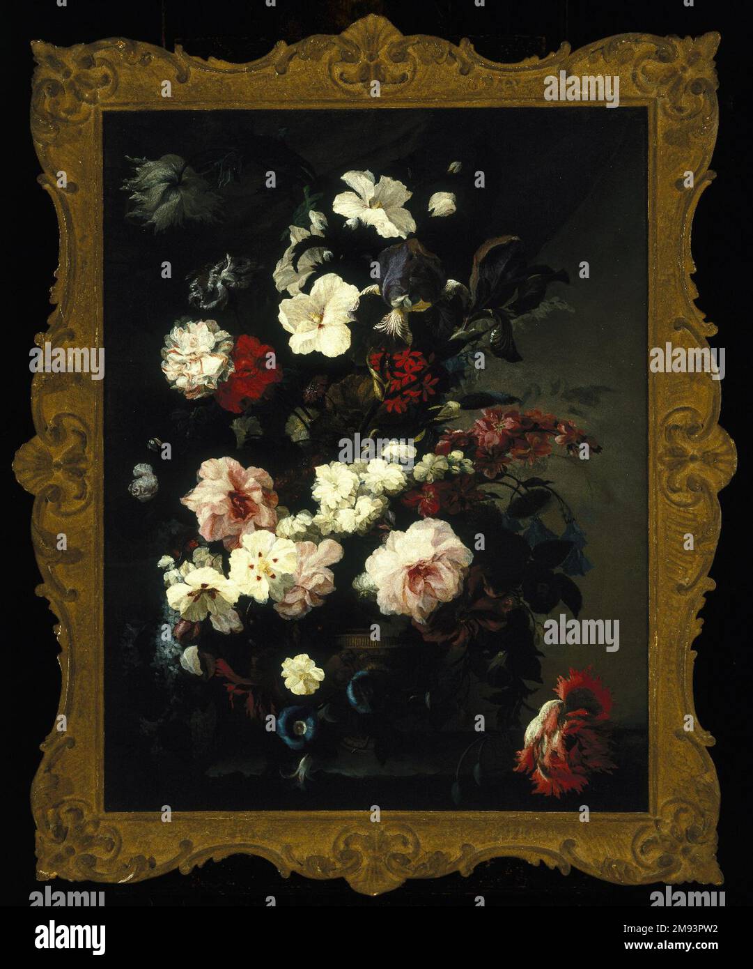 Flowers, Still Life (Jardiniere of Flowers) Mary Moser (English, 1744-1819). Flowers, Still Life (Jardiniere of Flowers), ca. 1780. Oil on canvas, 34 x 26 1/4 in. (86.4 x 66.7 cm).   European Art ca. 1780 Stock Photo