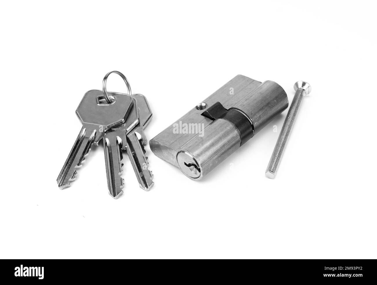 Tumbler lock mechanism Black and White Stock Photos & Images Alamy