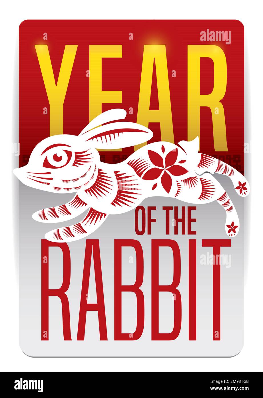 Buy lesimi 2023 chinese new year rabbit year mascot chinese new year Loose-leaf calendar with rabbit in Oriental design, celebrating the