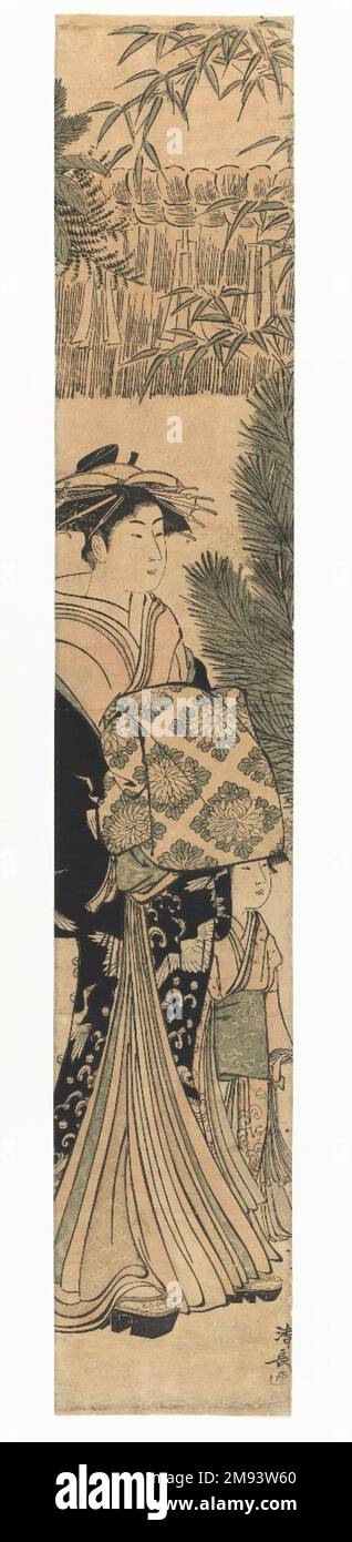 Courtesan and Maiko Torii Kiyonaga (Japanese, 1752-1815). , circa 1783