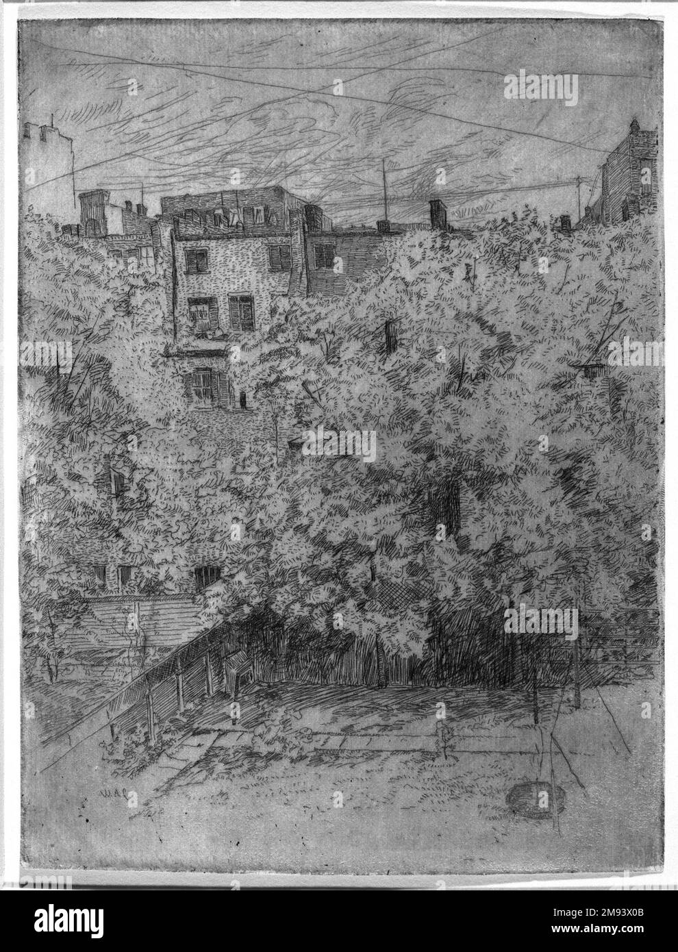 My Backyard, Number Two Julian Alden Weir (American, 1852-1919). My