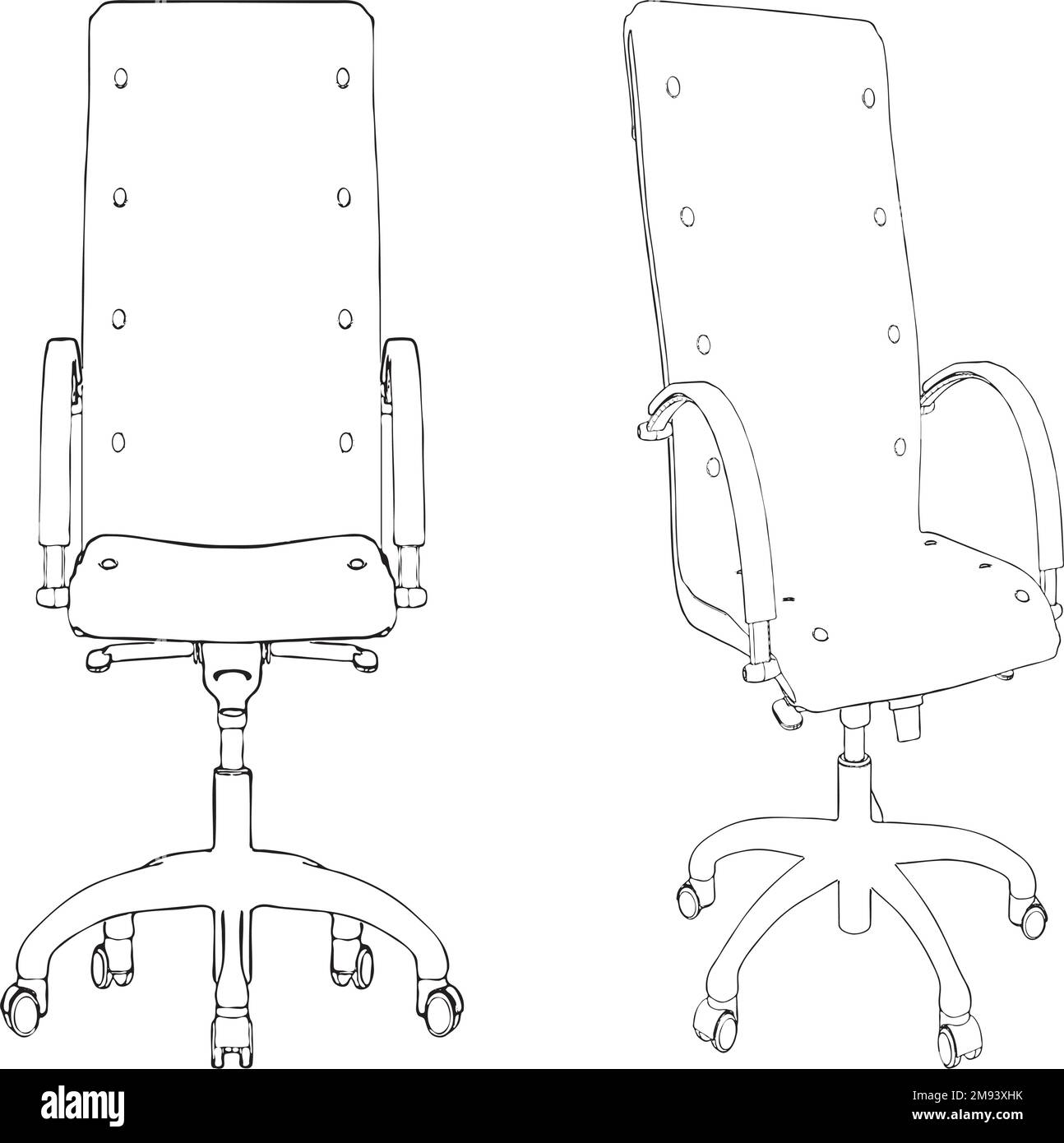 Office Armchair Vector Stock Vector Image & Art Alamy