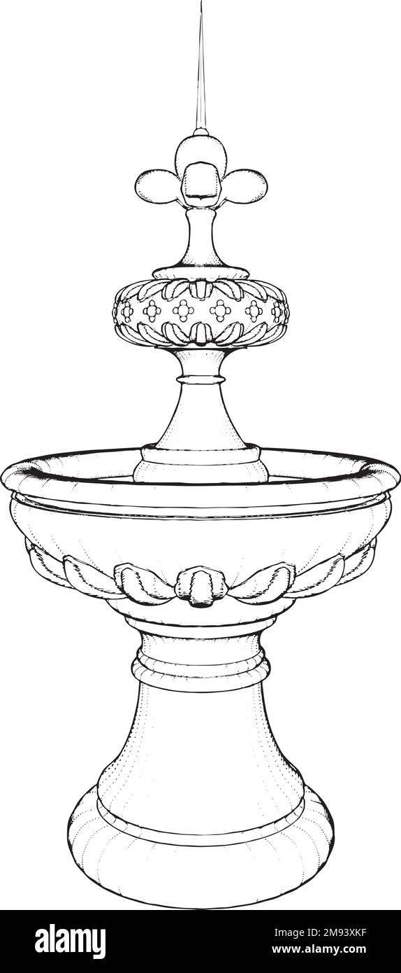 Vintage water fountain Black and White Stock Photos & Images Alamy