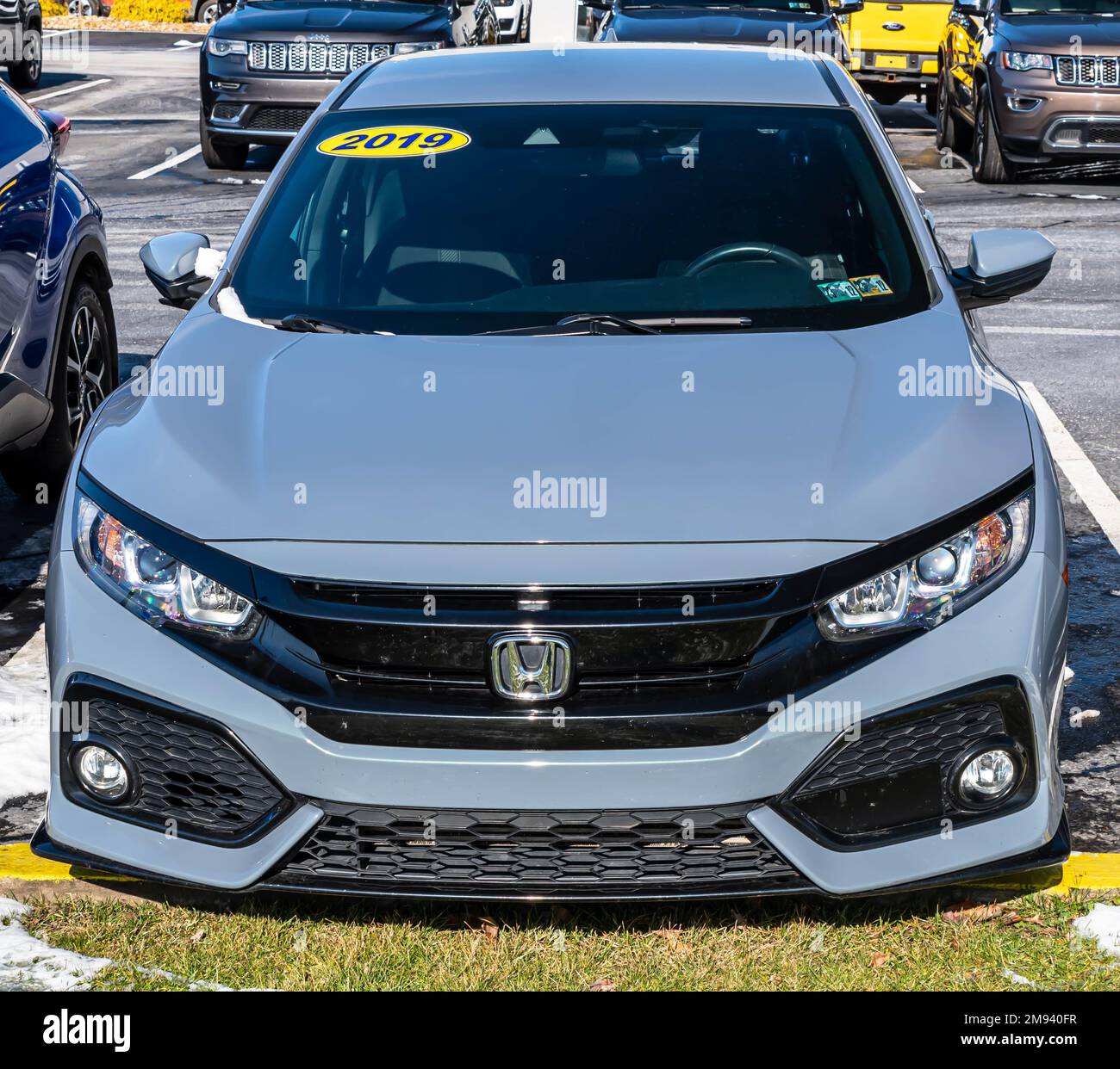 2019 honda civic hatchback sport hires stock photography and images