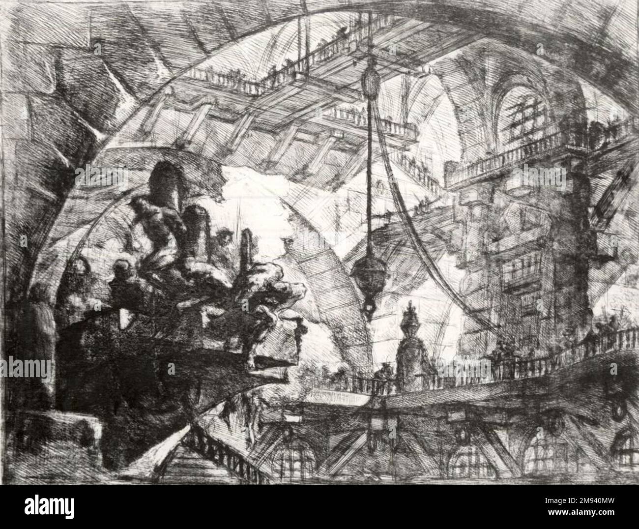 Invenzioni Capric di Carceri; Hind 10, First State of Three Giovanni