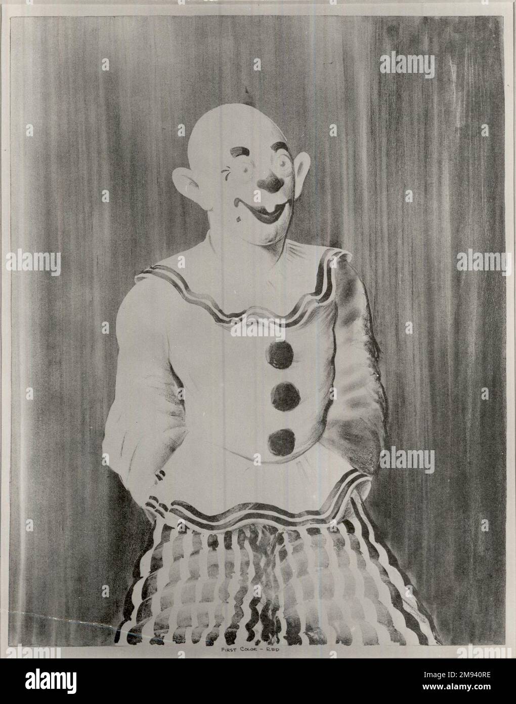 1930s clown drawing hi-res stock photography and images - Alamy