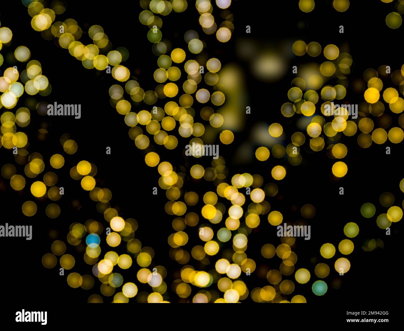 Abstract circules of light Stock Photo
