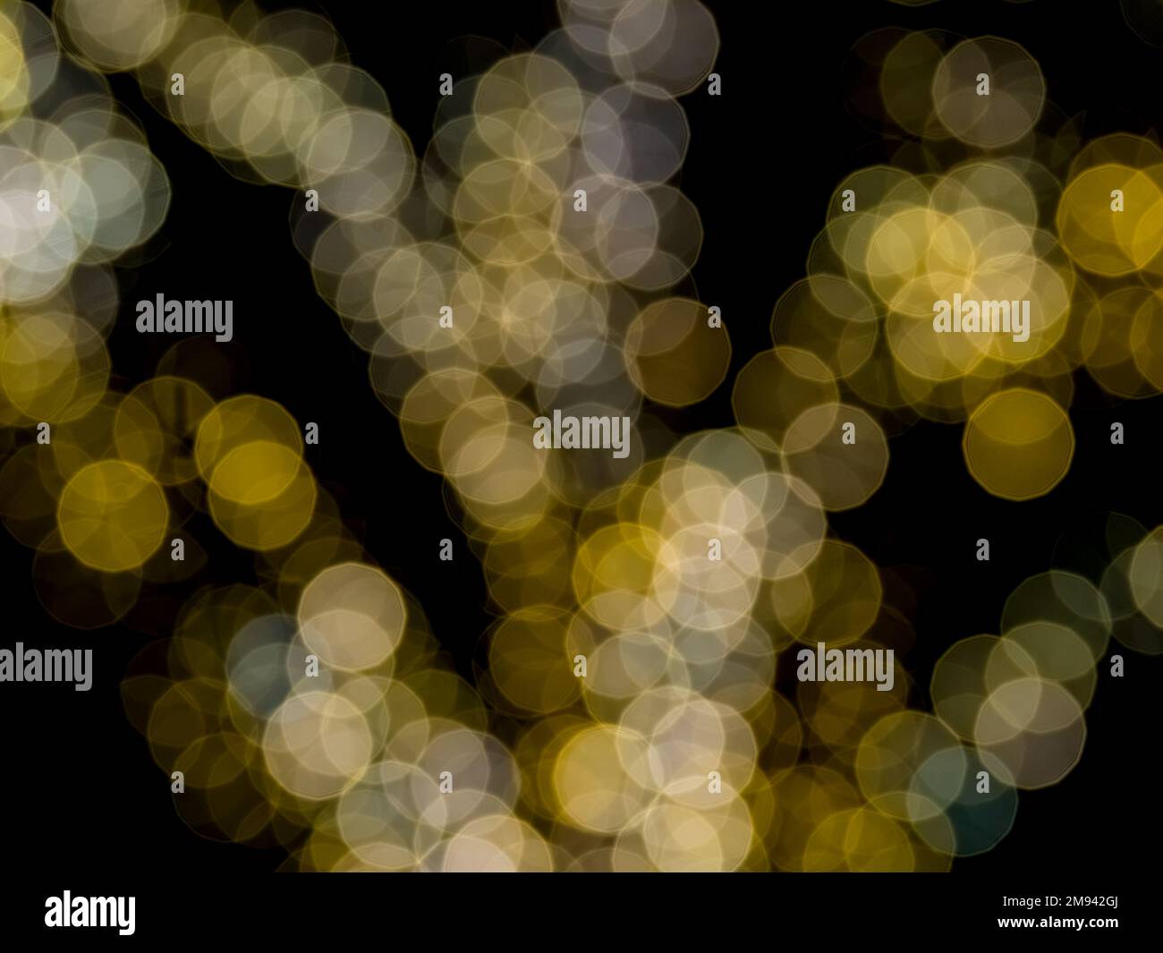 Abstract circules of light Stock Photo
