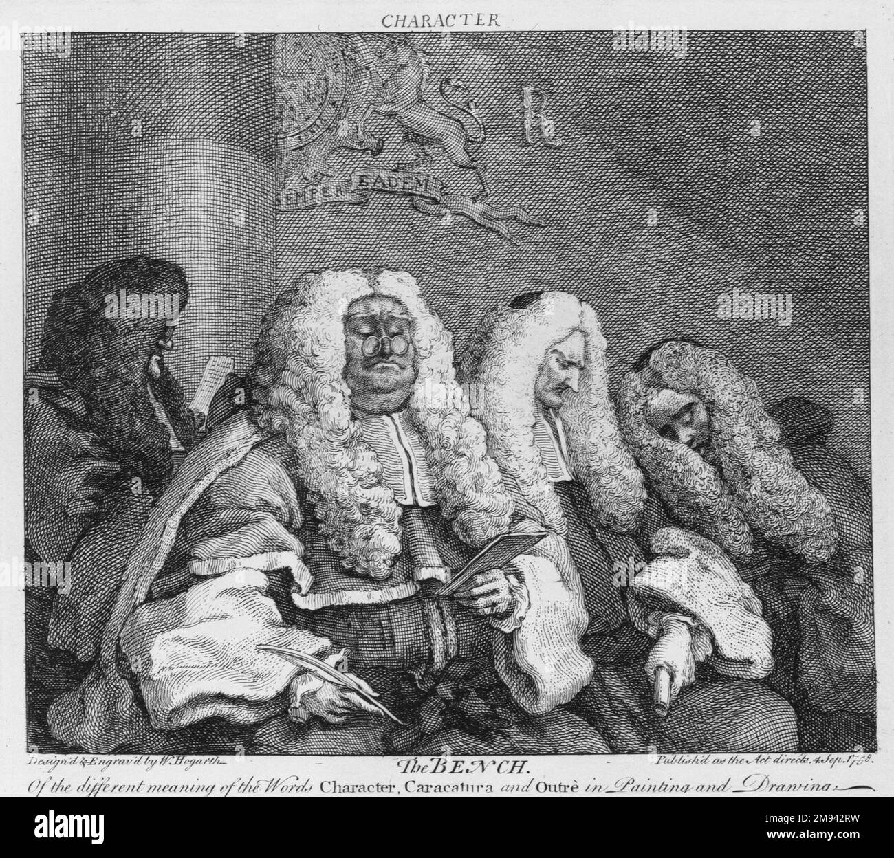 The Bench William Hogarth (British, 16971764). , 1785. Engraving on