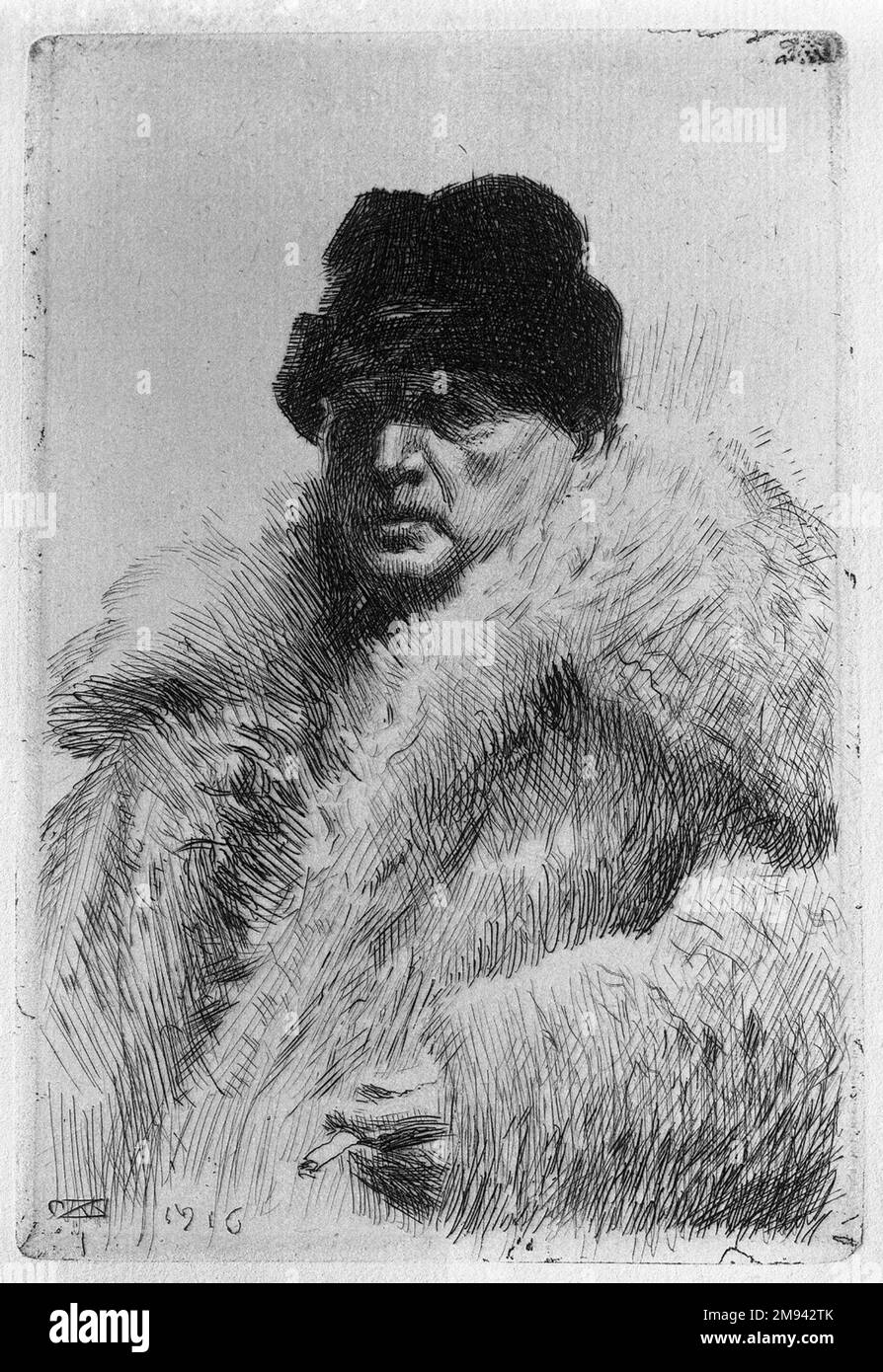 Self Portrait Anders Zorn Swedish 1860 1920 1916 Etching On Laid self-portrait-anders-zorn-swedish-1860-1920-1916-etching-on-laid