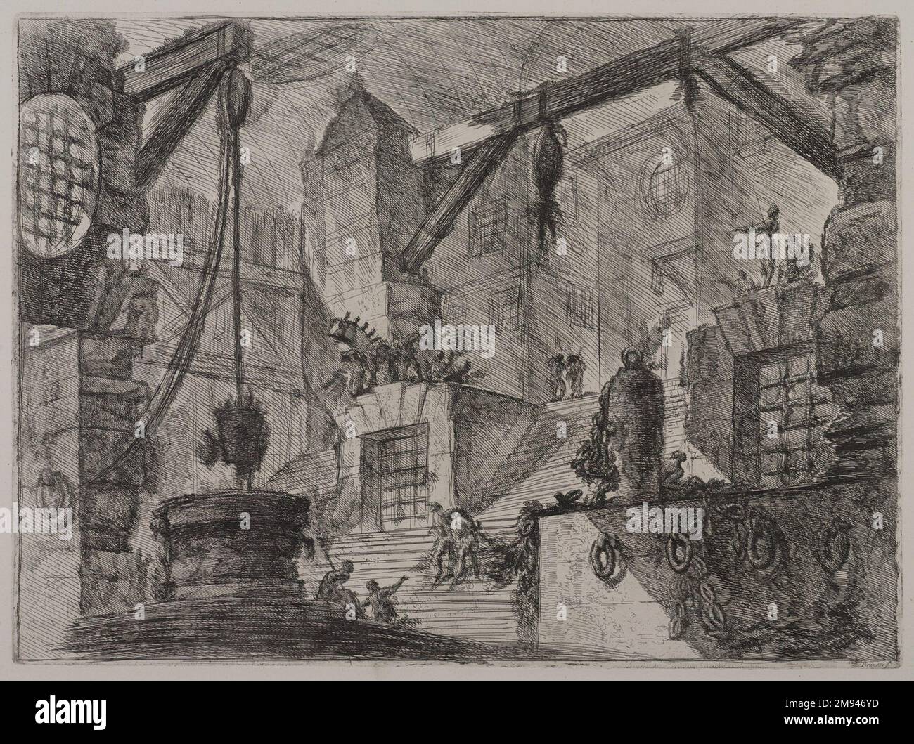 Invenzioni Capric di Carceri; Hind 13, First State of Three Giovanni