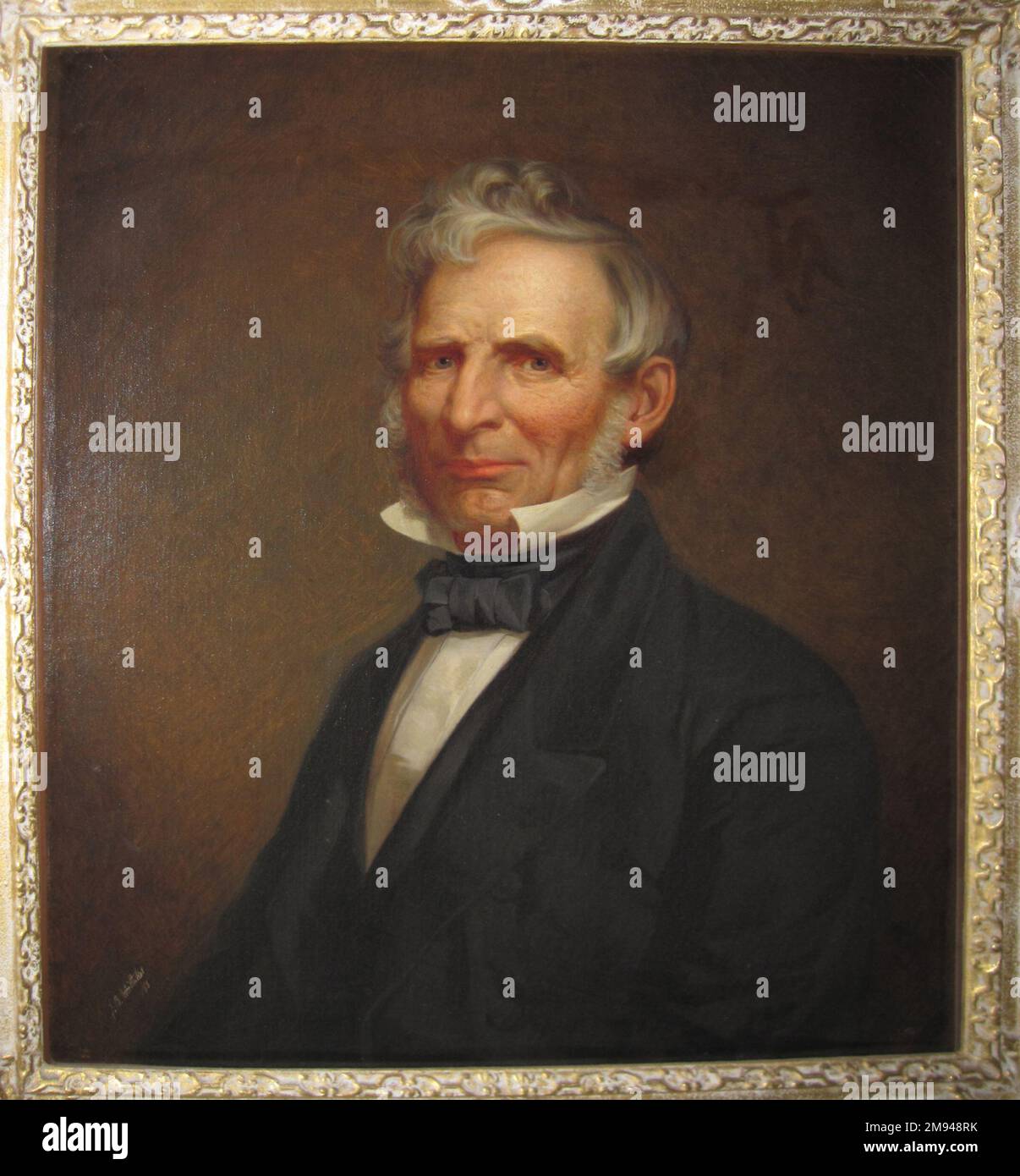 William H. Cary John Barnard Whittaker (American, 1836-1926). , 1866. Oil on canvas, 30 1/16 x 25 1/8 in. (76.3 x 63.8 cm).   American Art 1866 Stock Photo