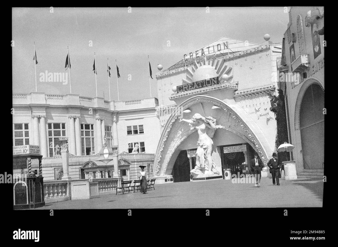 Dreamland Eugene Wemlinger. , 1907. Cellulose nitrate negative    1907 Stock Photo