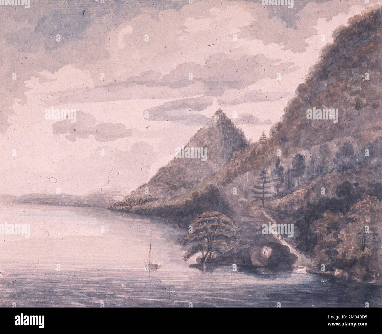 Views of America - Anthony's Nose - Hudson River William Pierie