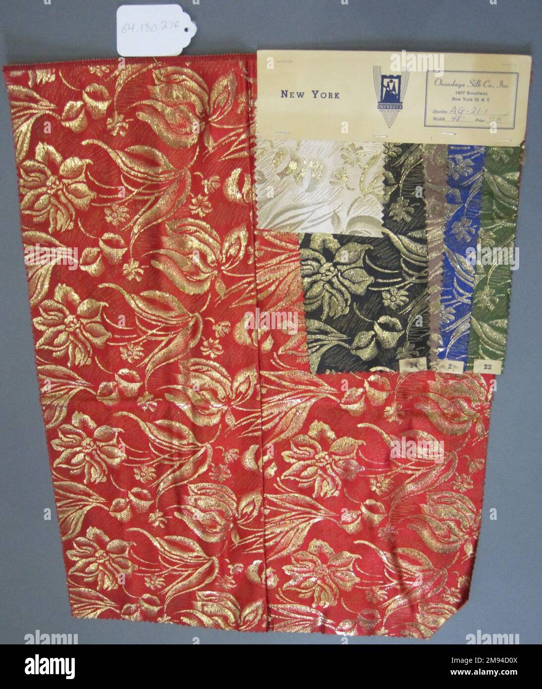 Textile Swatches Onondaga Silk Company, Inc. (19251981). Textile