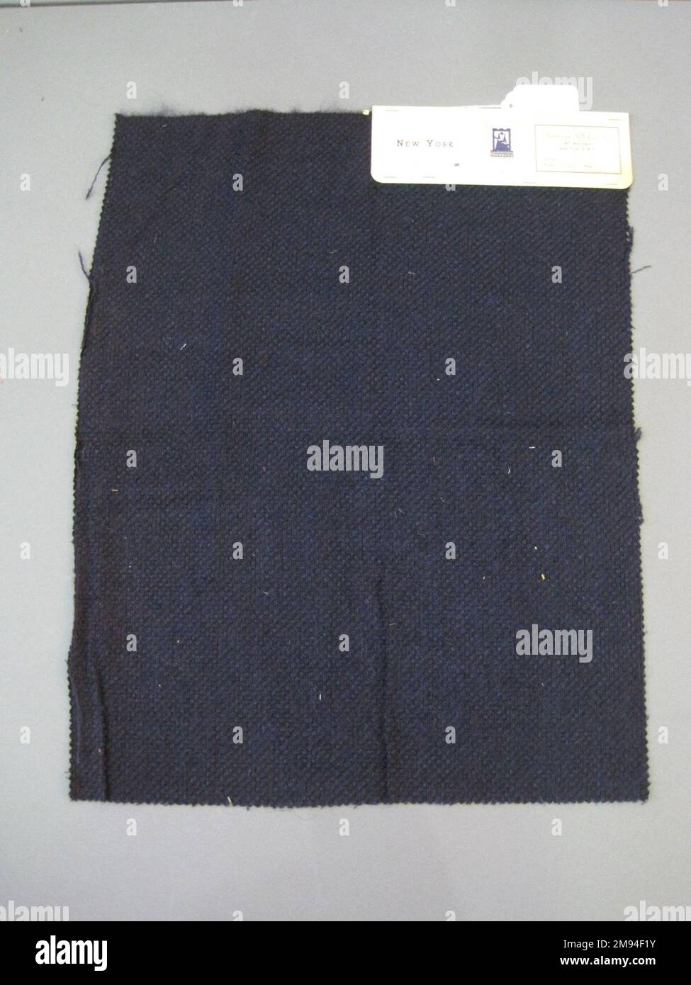 Textile Swatches Onondaga Silk Company, Inc. (1925-1981). , 1948-1959. 40 mohair, 37 wool, 23 silk, 23 x 18 in. (58.4 x 45.7 cm).    1948-1959 Stock Photo