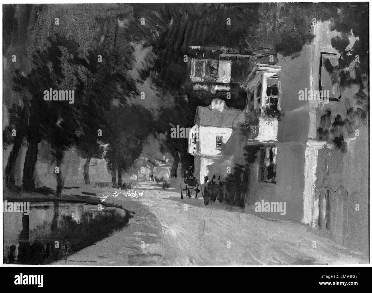 Godstone; Clayton Arms Joseph Pennell (American, 18601926).. Gouache