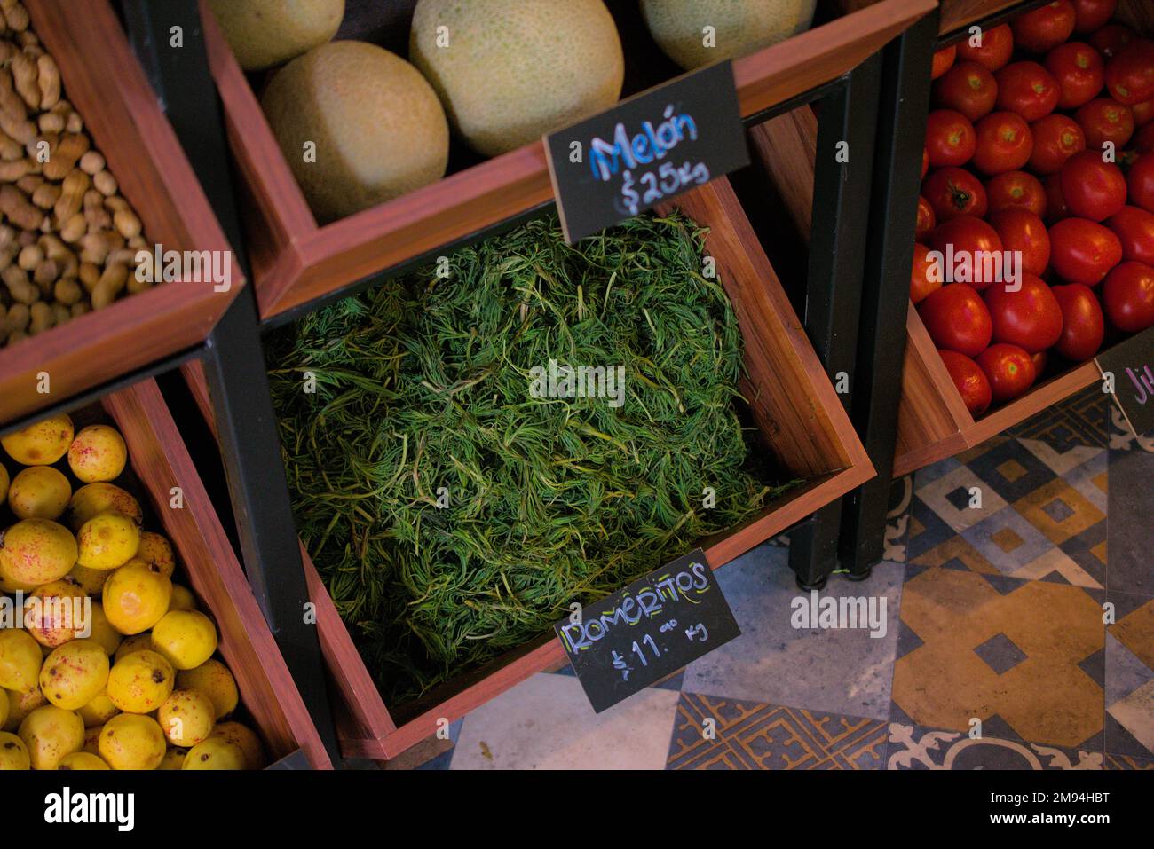 Romertios Romeritos from mexico hi-res stock photography and images - Alamy