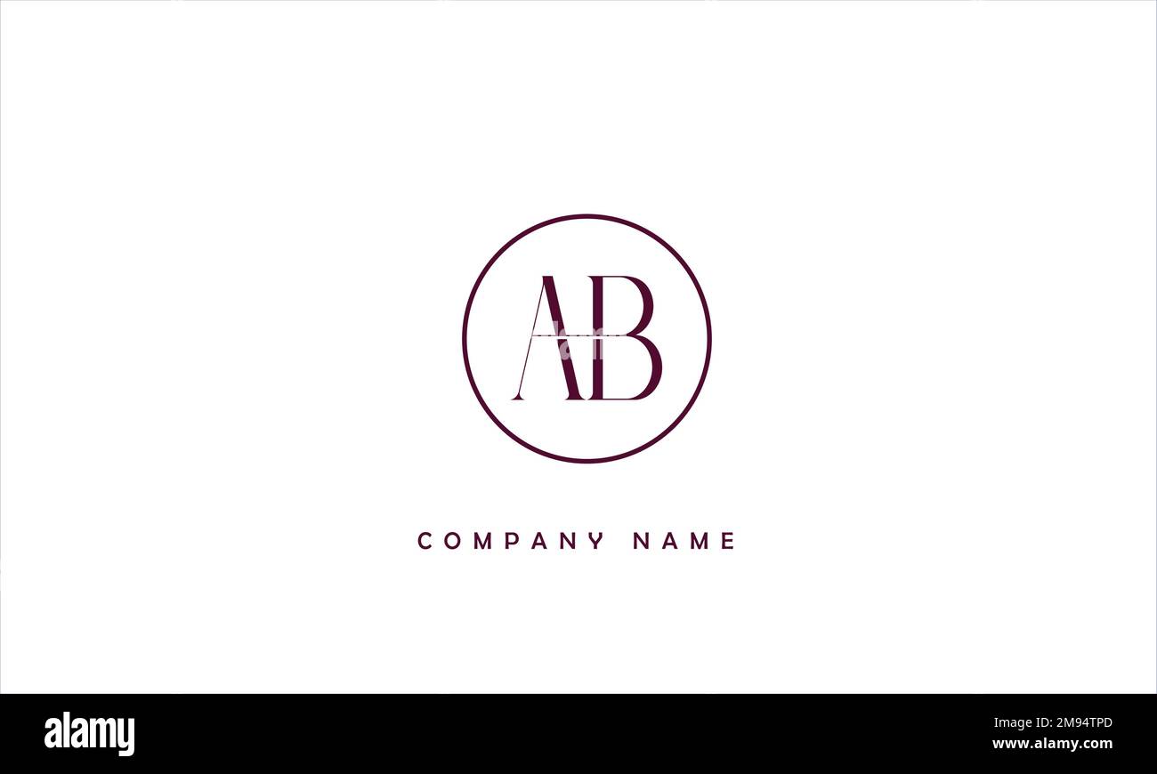 AB, BA Abstract Letters Logo Monogram Stock Vector Image & Art - Alamy