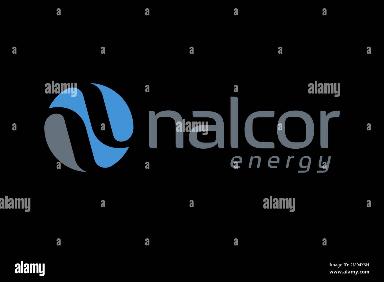Nalcor Energy, Logo, Black background Stock Photo Alamy