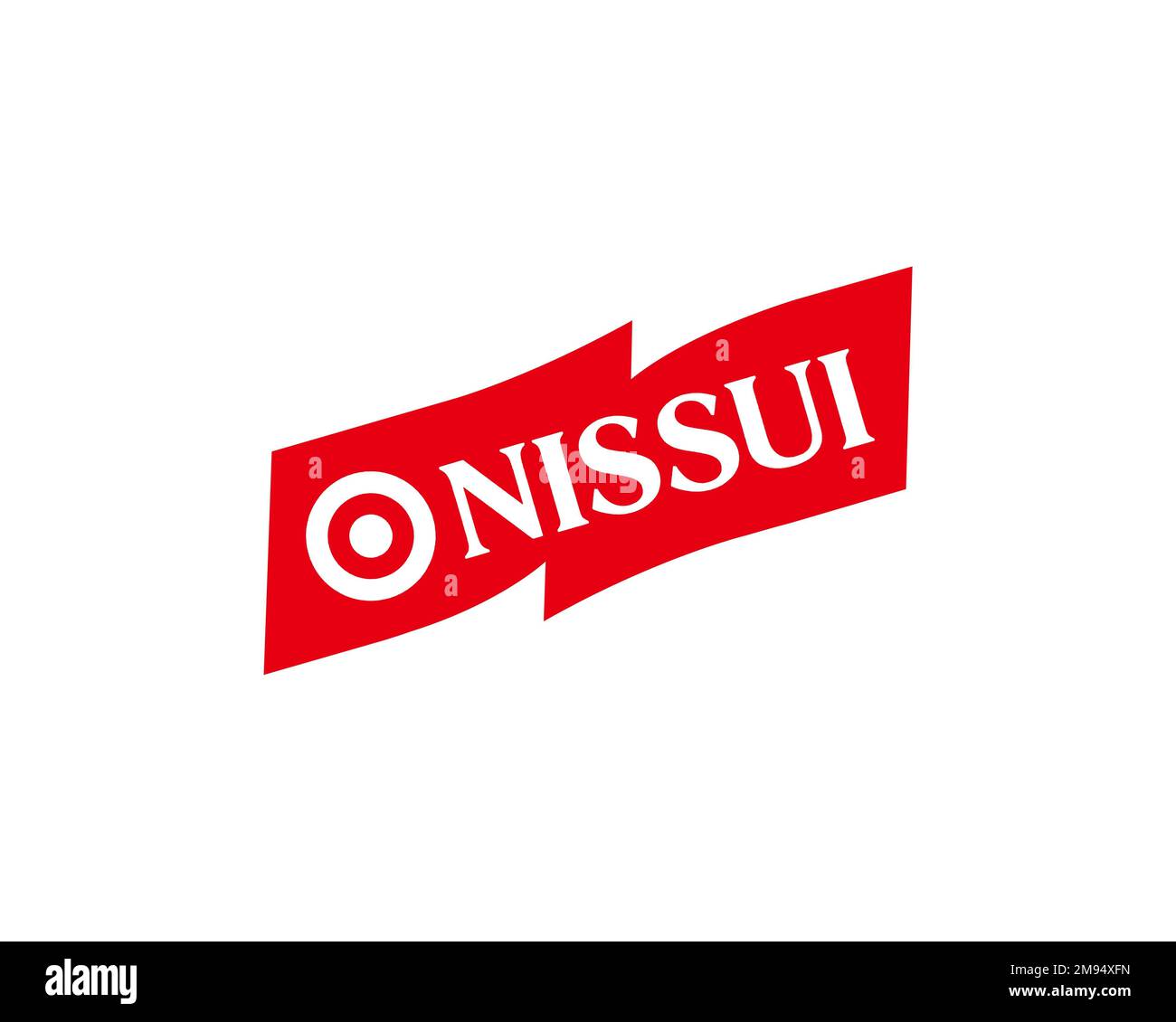 Nippon Suisan Kaisha, rotated logo, white background Stock Photo Alamy