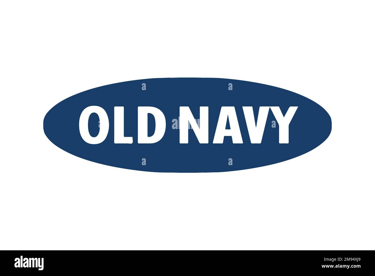 Old Navy, Logo, White Background Stock Photo