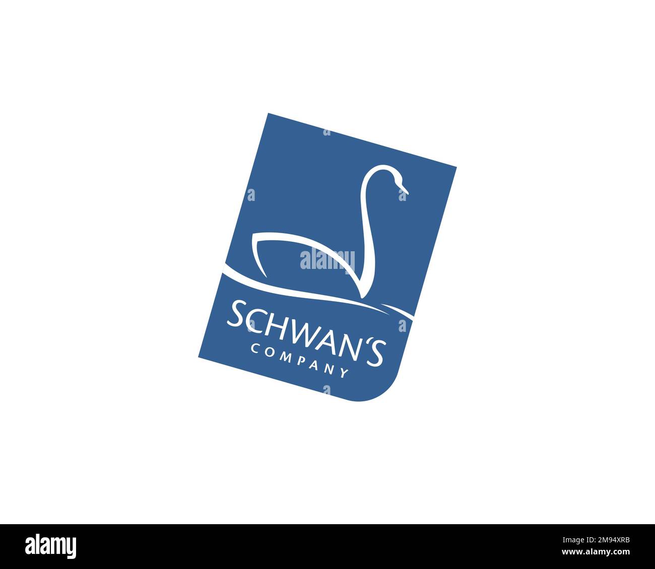 Schwan's Company, rotated logo, white background B Stock Photo