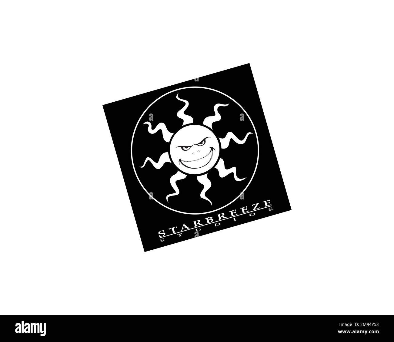 Starbreeze Studios, rotated logo, white background Stock Photo Alamy