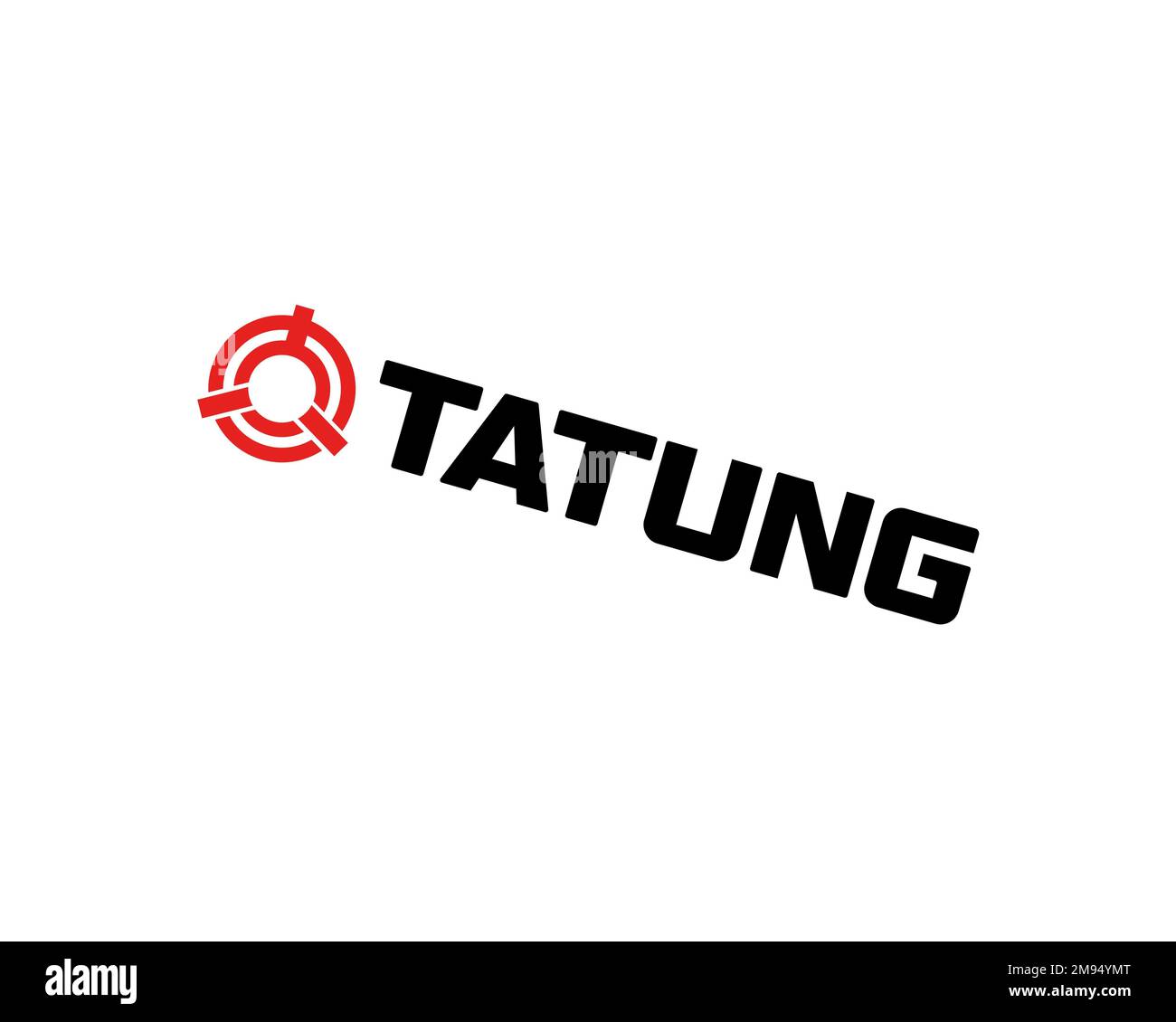 Tatung Company, rotated logo, white background B Stock Photo Alamy