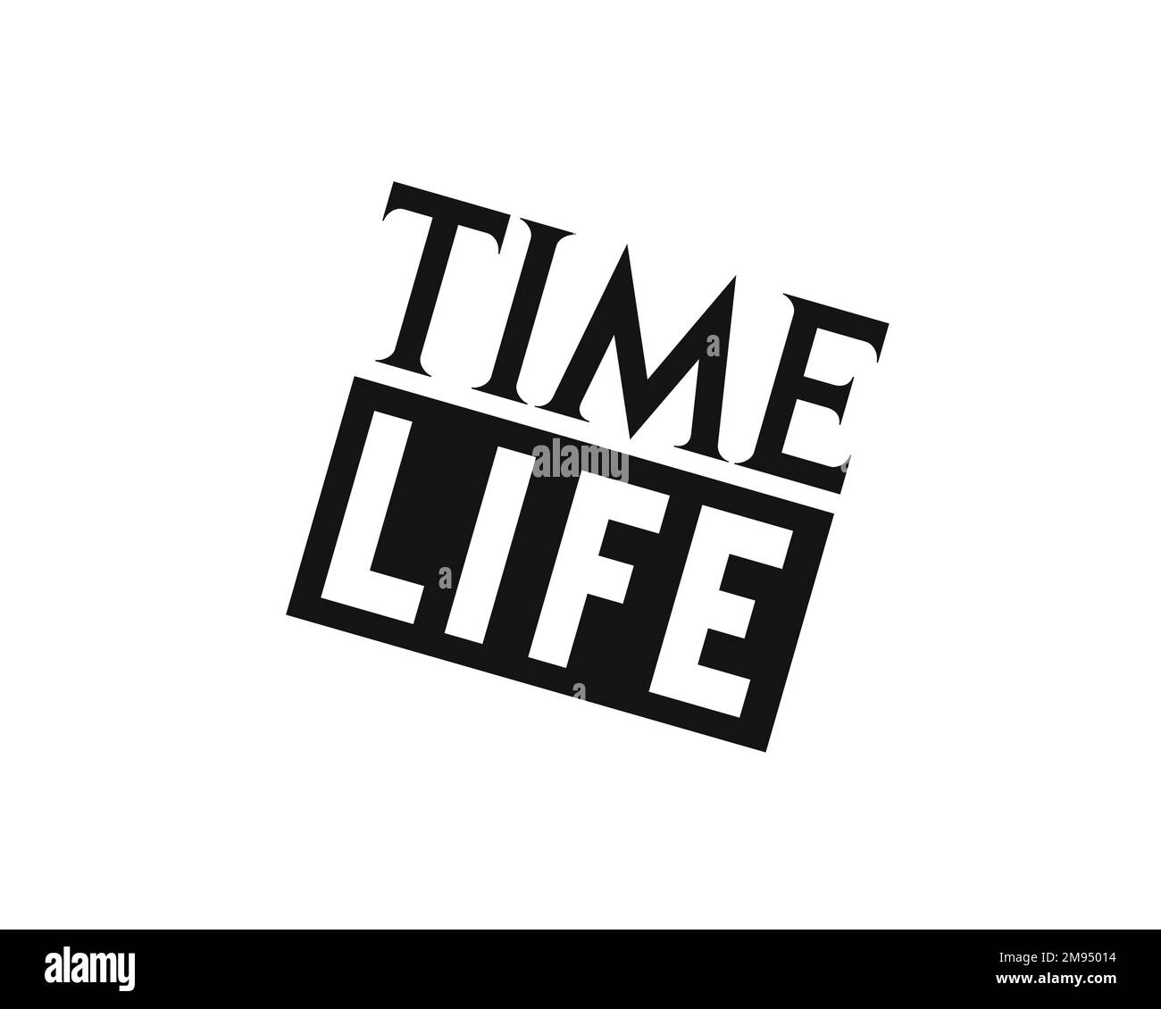 Time Life, rotated logo, white background B Stock Photo - Alamy