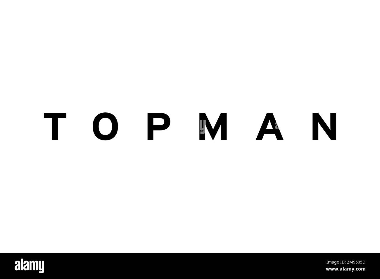 Topman, Logo, White background Stock Photo Alamy