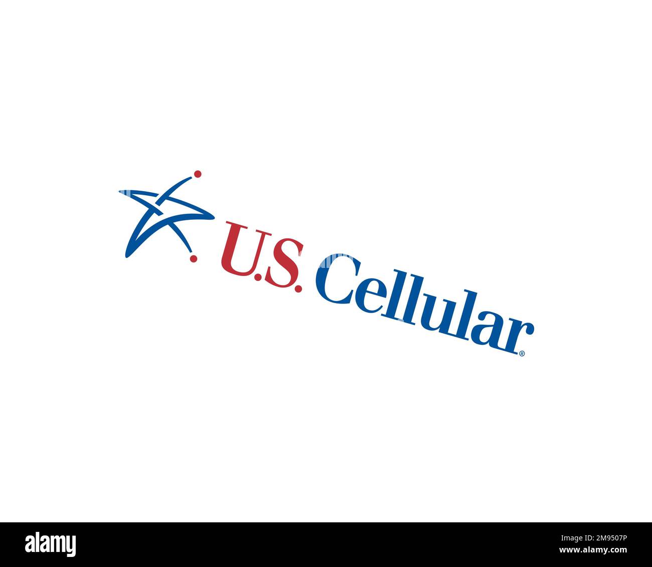 U. S. Cellular, Rotated Logo, White Background B Stock Photo - Alamy