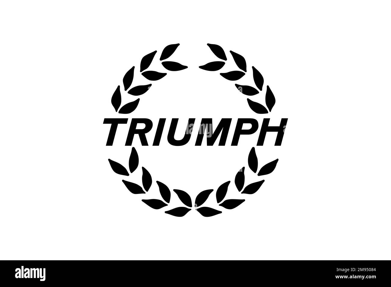 Triumph Motor Company, Logo, White Background Stock Photo