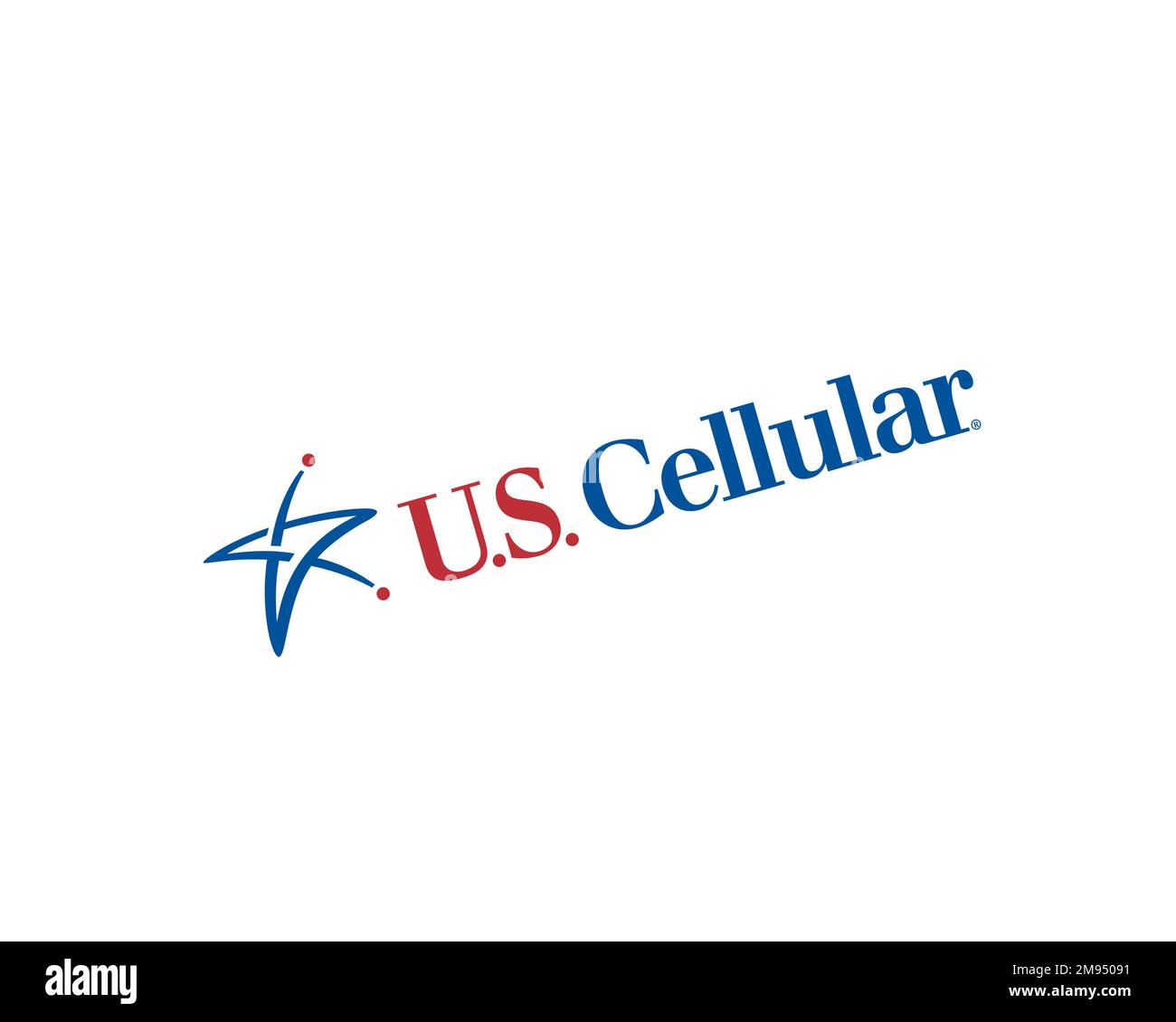 U. S. Cellular, Rotated Logo, White Background Stock Photo Alamy