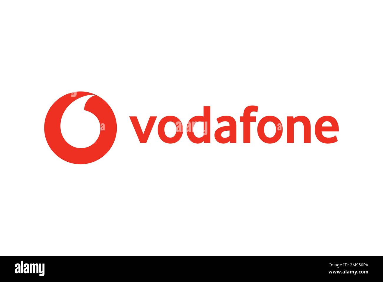 Vodafone Automotive, Logo, White background Stock Photo Alamy