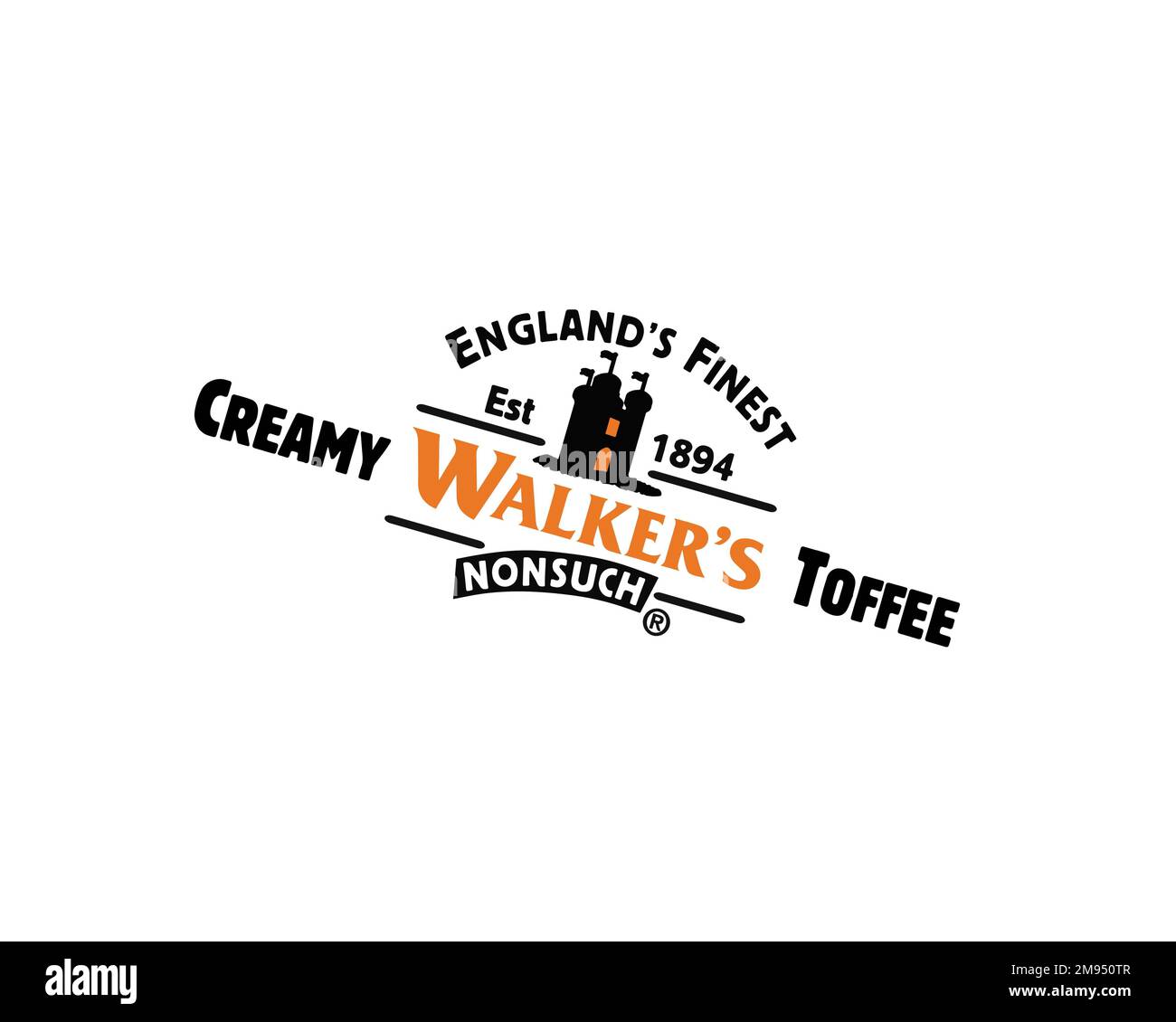 Walkers' Nonsuch, Rotated Logo, White Background B Stock Photo Alamy