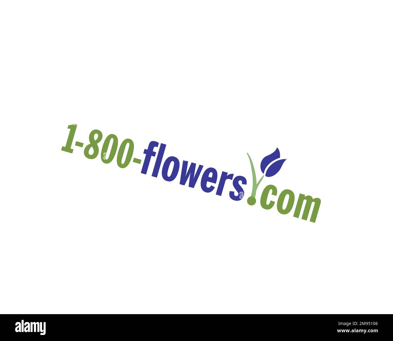 1 800 Flowers, rotated logo, white background B Stock Photo Alamy