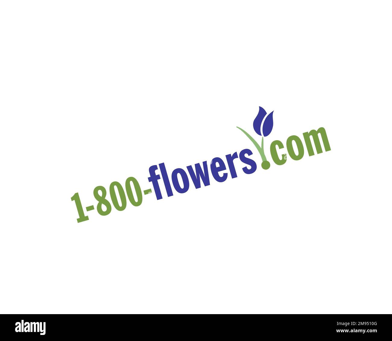 1 800 Flowers, rotated logo, white background Stock Photo Alamy